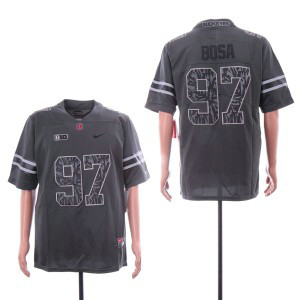 NCAA Ohio State Buckeyes 97 Joey Bosa Black Nike College Football Men Jersey