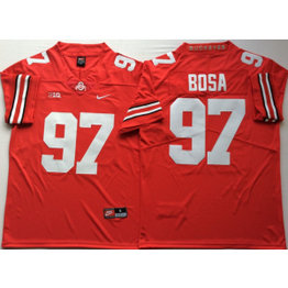NCAA Ohio State Buckeyes 97 Joey Bosa Red Nike College Football Men Jersey