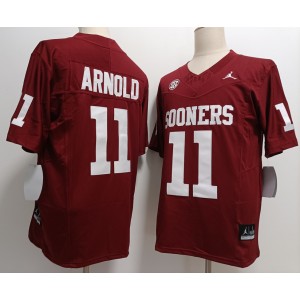 NCAA Oklahoma Sooners 11 Jackson Arnold Red F.U.S.E. Vapor Limited Men Jersey