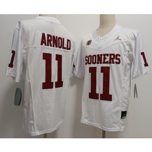 NCAA Oklahoma Sooners 11 Jackson Arnold White F.U.S.E. Vapor Limited Men Jersey