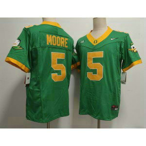 NCAA Oregon Ducks 5 Dante Moore Green F.U.S.E. Vapor Limited Men Jersey