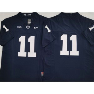 NCAA Penn State Nittany Lions 11 Abdul Carter Navy F.U.S.E. Vapor Limited Men Jersey