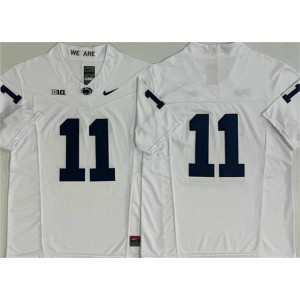 NCAA Penn State Nittany Lions 11 Abdul Carter White F.U.S.E. Vapor Limited Men Jersey
