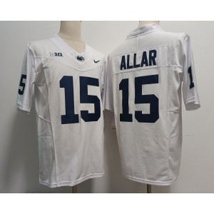 NCAA Penn State Nittany Lions 15 Drew Allar White 2023 F.U.S.E Vapor Limited Men Jersey