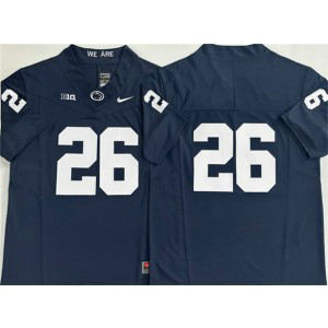 NCAA Penn State Nittany Lions 26 Saquon Barkley Navy F.U.S.E. Vapor Limited Men Jersey