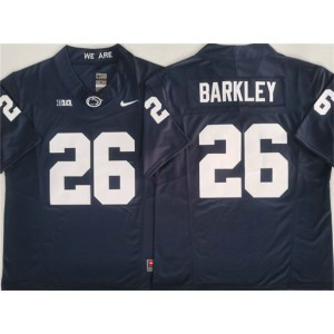 NCAA Penn State Nittany Lions 26 Saquon Barkley Navy F.U.S.E. Vapor Limited Men Jersey