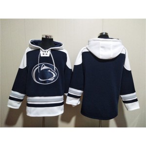NCAA Penn State Nittany Lions Navy Ageless Must-Have Lace-Up Pullover Hoodie