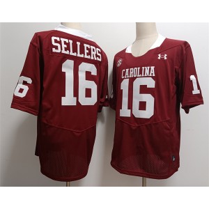 NCAA South Carolina Gamecocks 16 Sellers Red Vapor Limited Men Jersey