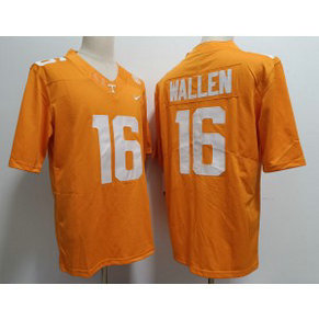 NCAA Tennessee Volunteers 16 Morgan Wallen Orange 2023 F.U.S.E Vapor Limited Men Jersey