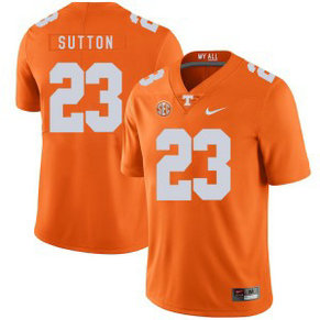 NCAA Tennessee Volunteers 23 Cameron Sutton Orange Nike College Football Legend Men Jersey