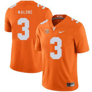 NCAA Tennessee Volunteers 3 Josh Malone Orange Nike College Football Legend Men Jersey