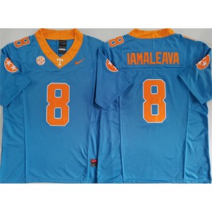 NCAA Tennessee Volunteers 8 Nico Iamaleava Blue F.U.S.E. Vapor Limited Men Jersey