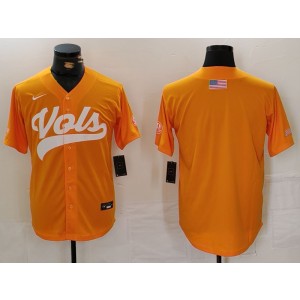 NCAA Tennessee Volunteers Orange Vapor Baseball Limited Men Jersey