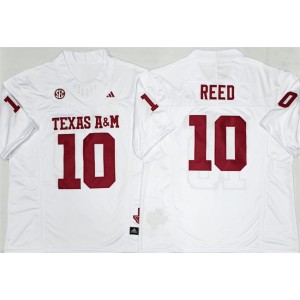 NCAA Texas A&M Aggies Lions 10 Marcel Reed White F.U.S.E. Vapor Limited Men Jersey