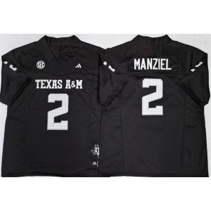 NCAA Texas A&M Aggies Lions 2 Johnny Manziel Black F.U.S.E. Vapor Limited Men Jersey