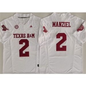 NCAA Texas A&M Aggies Lions 2 Johnny Manziel White F.U.S.E. Vapor Limited Men Jersey