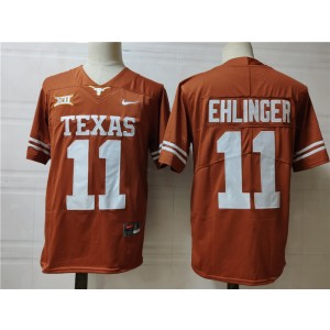 NCAA Texas Longhorns 11 Sam Ehlinger Orange Vapor Limited Men Jersey