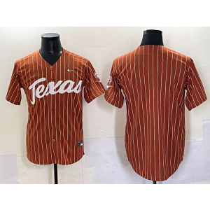 NCAA Texas Longhorns Blank Orange Vapor Limited Men Jersey
