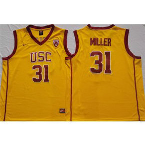 NCAA USC Trojans 31 Cheryl Miller Yellow Men Jersey
