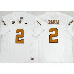NCAA Vanderbilt Commodores 2 Diego Pavia White F.U.S.E. Vapor Limited Men Jersey