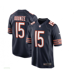 NFL Bears 15 Rome Odunze Blue Limited Vapor jersey