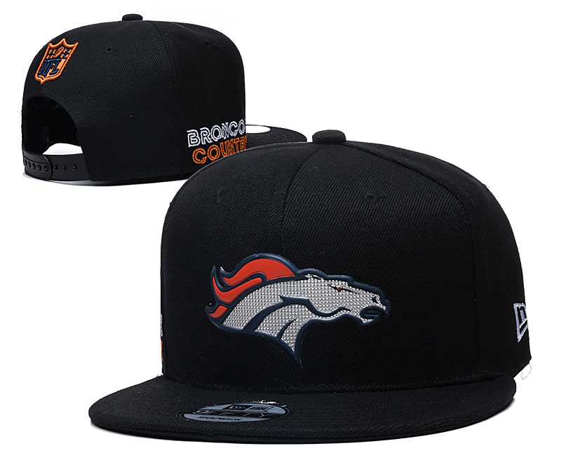 NFL Broncos black Hat nt1