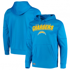 NFL Chargers Blue Combine Stated Pullover Hoodie