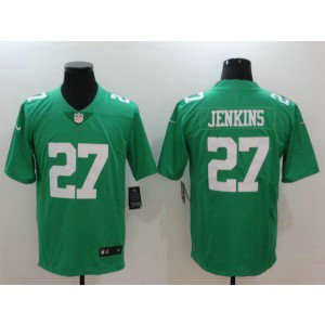 NFL Eagles 27 Malcolm Jenkins Green Throwback Vapor Untouchable Nike Limited Men Jersey
