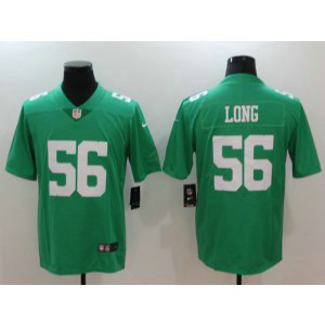 NFL Eagles 56 Chris Long Green Throwback Vapor Untouchable Nike Limited Men Jersey