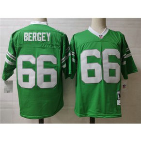 NFL Eagles 66 Bergey Green Throwback Men Jersey