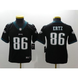 NFL Eagles 86 Zach Ertz Black Vapor Untouchable Nike Limited Youth Jersey
