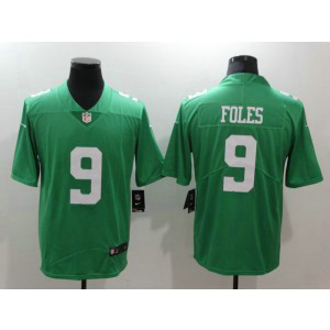 NFL Eagles 9 Nick Foles Green Vapor Untouchable Nike Limited Men Jersey