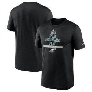 NFL Eagles Black Super Bowl LIX Local T-Shirt
