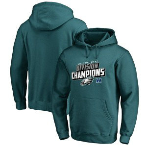 NFL Eagles Pro Line Green 2017 NFC East Division Champions Pullover Men Hoodie