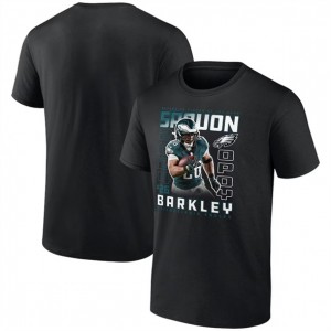 NFL Eagles Saquon Barkley Black 2024 Offensive Player of the Year T-Shirt