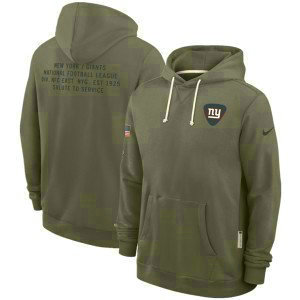NFL Giants Olive 2025 Salute to Service Pullover Hoodie NFL Giants Olive 2025 Salute to Service Pullover Hoodie
