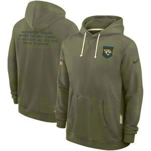 NFL Jaguars Olive 2025 Salute to Service Pullover Hoodie NFL Jaguars Olive 2025 Salute to Service Pullover Hoodie