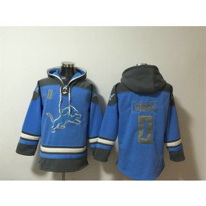 NFL Lions 0 Jahmyr Gibbs Blue Ageless Must-Have Lace-Up Pullover Hoodie NFL Lions 0 Jahmyr Gibbs Blue Ageless Must-Have Lace-Up Pullover Hoodie