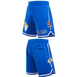 NFL Los Angeles Rams Blue Shorts (Run Smaller)