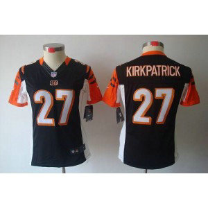 NFL Nike Bengals 27 Dre Kirkpatrick Black Women's Limited Jersey
