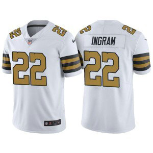 NFL Nike Saints 22 Mark Ingram White Color Rush Men Limited Jersey