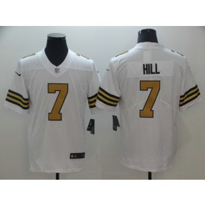 NFL Nike Saints 7 Taysom Hill White Color Rush Men Limited Jersey