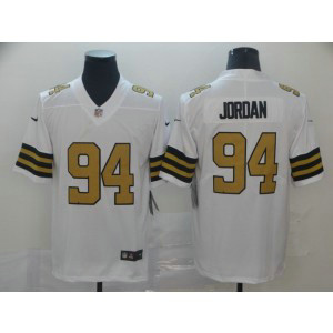 NFL Nike Saints 94 Cameron Jordan White Color Rush Men Limited Jersey