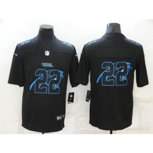 NFL Panthers 22 Christian McCaffrey Black Shadow Vapor Limited Men Jersey