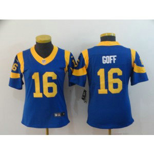 NFL Rams 16 Jared Goff Royal Vapor Untouchable Nike Limited Youth Jersey