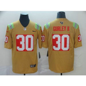 NFL Rams 30 Todd Gurley City Edition Gold Jersey