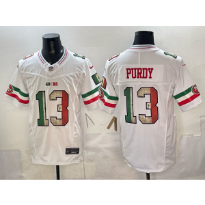 NFL San Francisco 49ers 13 Purdy White Mexico F.U.S.E. Vapor Limited Men Jersey