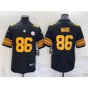 NFL Steelers 86 Hines Ward Black Color Rush Limited Men Jersey