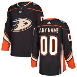 NHL Anaheim Ducks Black Customized Adidas Men Jersey