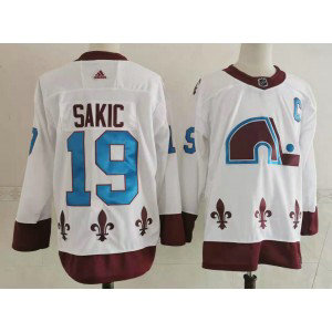 NHL Avalanche 19 Joe Sakic 2020 New Adidas Men Jersey